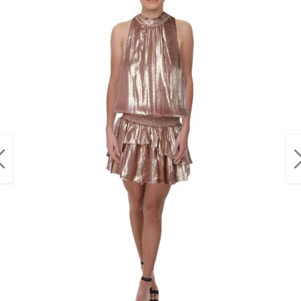 NWT Ramy Brook Allona Cocktail Dress Silk Blend